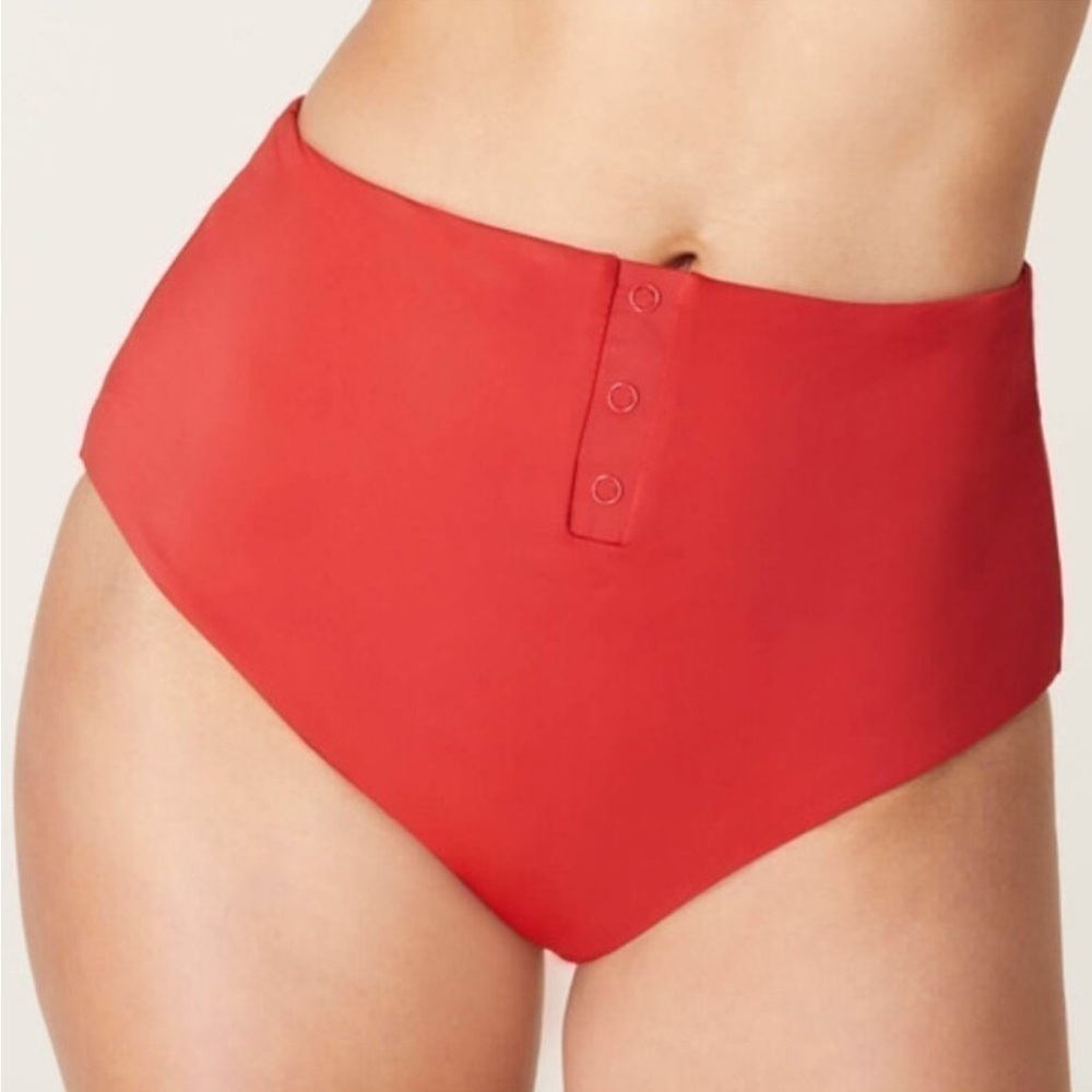 NWT Andie Swim‎ The Snap Bottom Chili Pepper Size XSmall